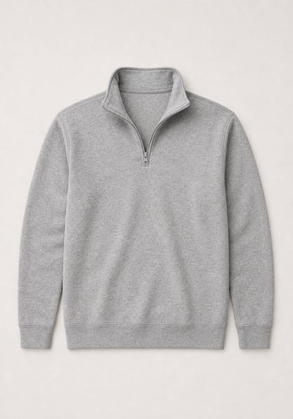 Light Weight 1/4 Zip Up Puff Print Desgin