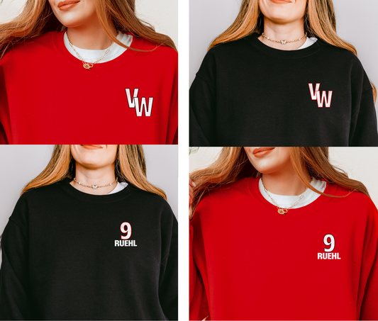 Cougar Football 1/4 zip up big back