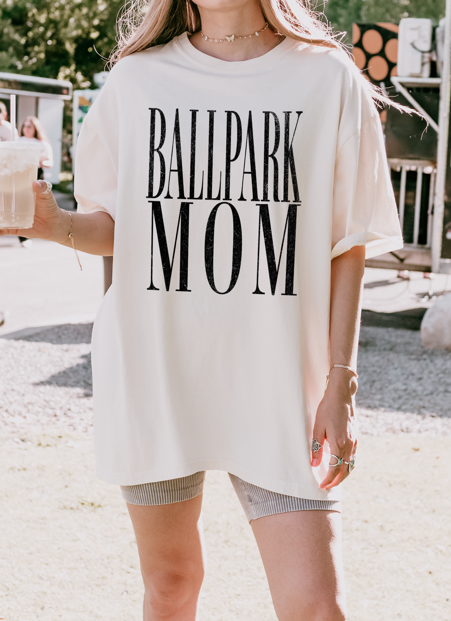 The Ballpark Mom Boxy Tee
