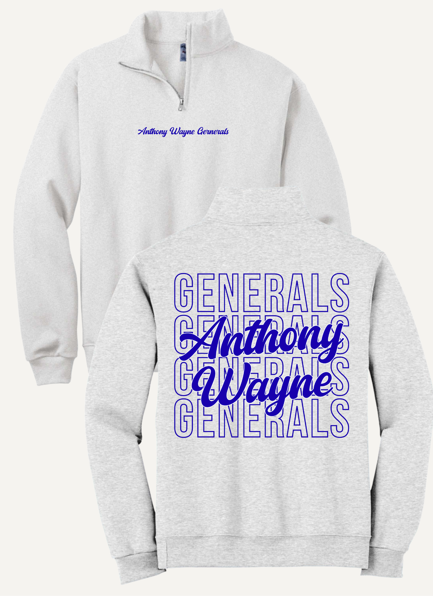 Anthony Wayne Gernals Quarter Zip Sweatshirt