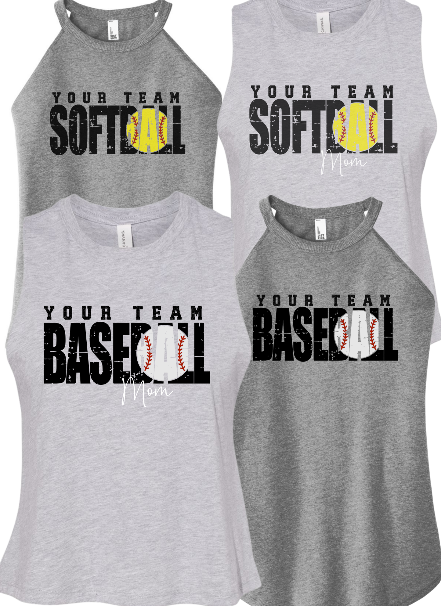 Custom Baseball/Softball Women's tank top