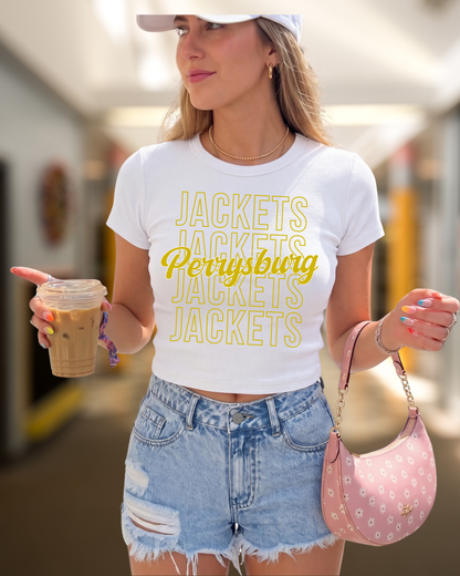 Perrysburg Cropped Tshirt (Boxy Tee and Baby Tee)
