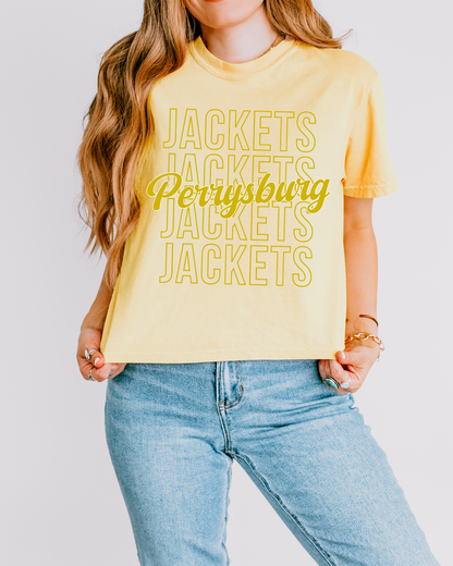 Perrysburg Adult Cropped Tshirt (Boxy and Baby Tee)