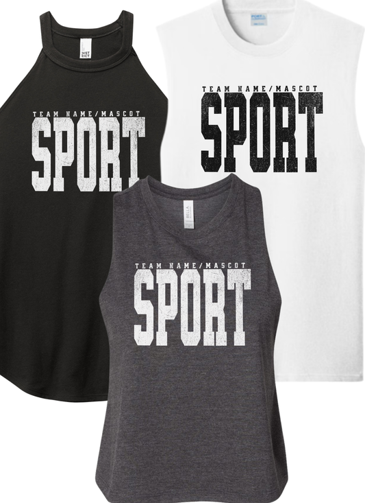 Custom Team Sport Tank Top