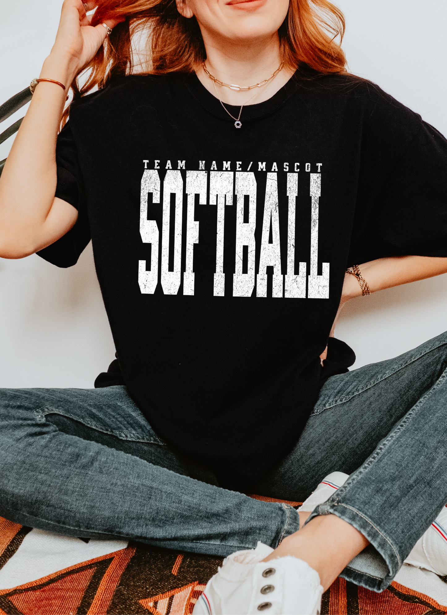 Custom Large print Baseball/Softball Tshirt