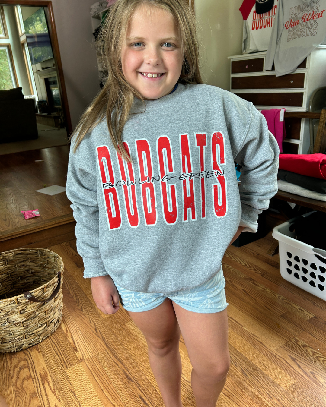 Bobcats Youth Crewneck