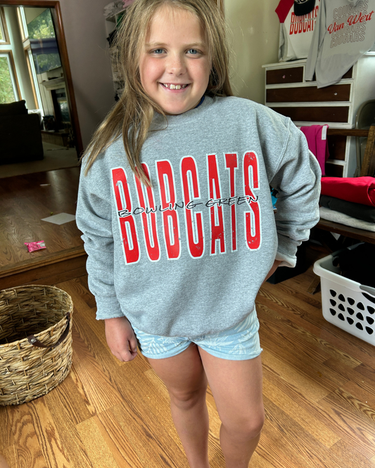 Bobcats Youth Crewneck