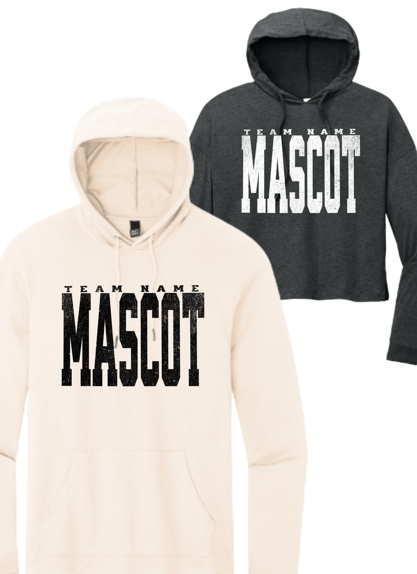 Custom School/Team Mascot Lightweight Hoodie