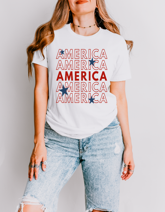 Adult America Tshirt