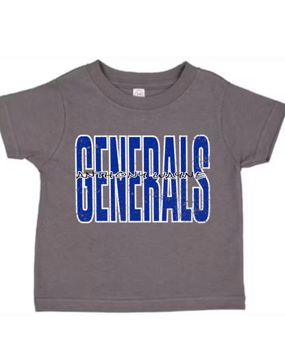 Generals Tshirt (Adult-Infant)