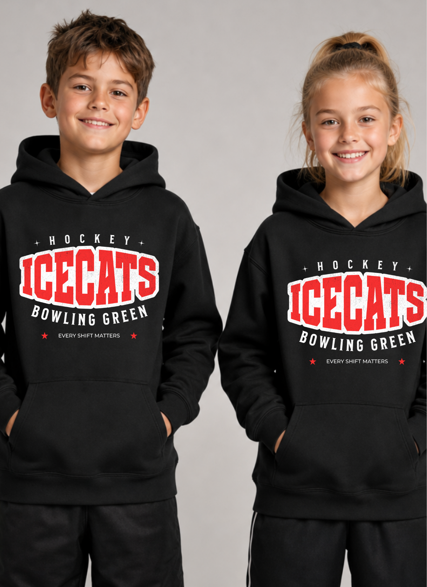 Ice Cat Bubble Hockey Hoodie