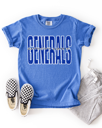 Generals Tshirt (Adult-Infant)