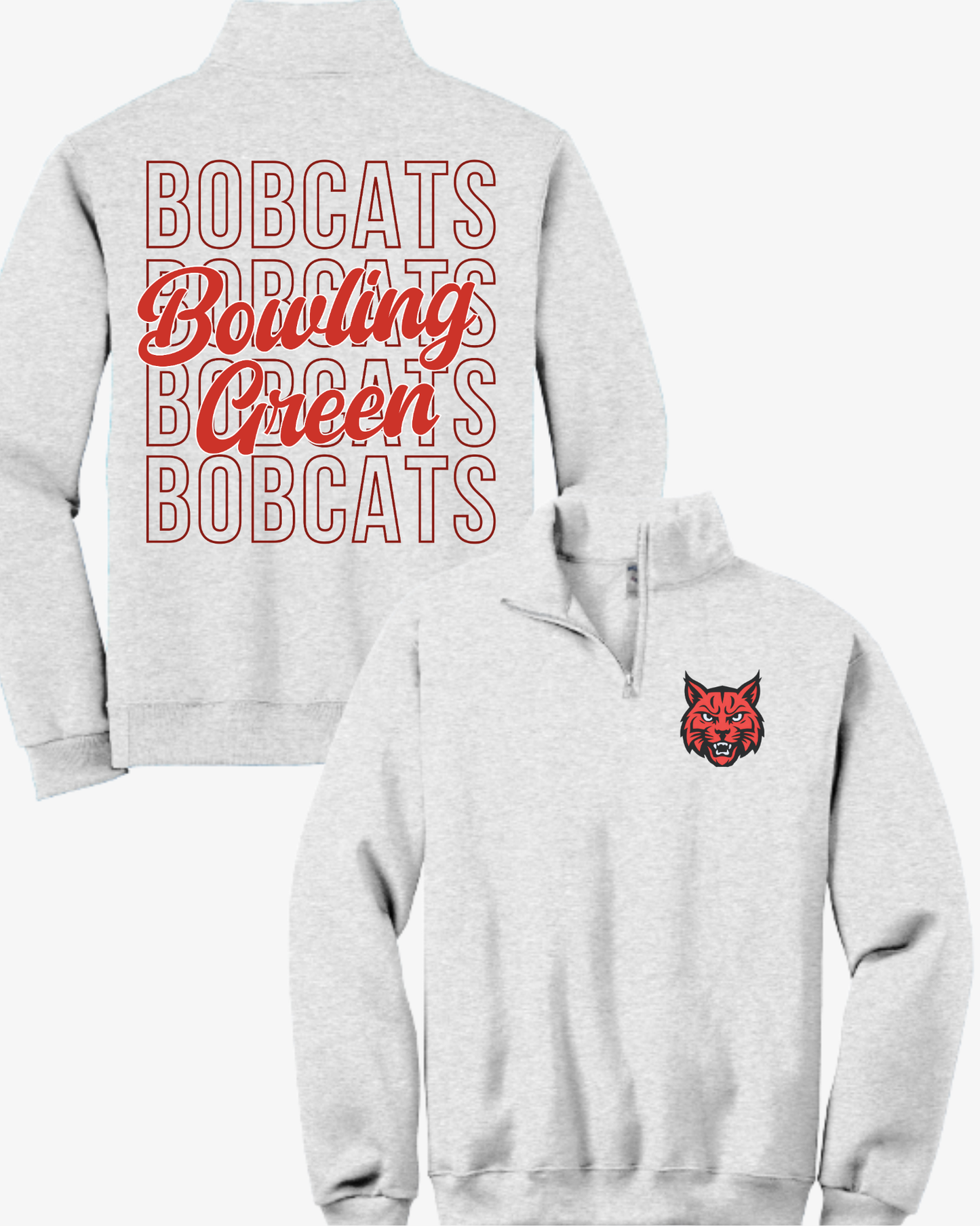Bobcats 1/4 Zip Pullover