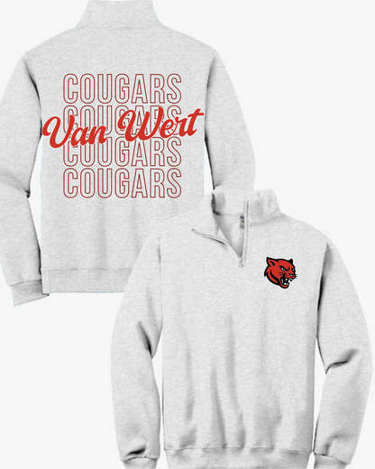Cougars (Van Wert) 1/4 Zip Pullover