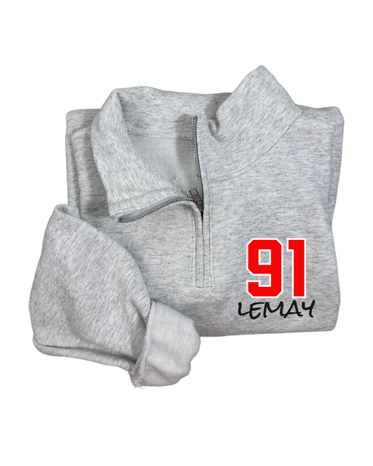 Ice Cat Big Back 1/4 zip up