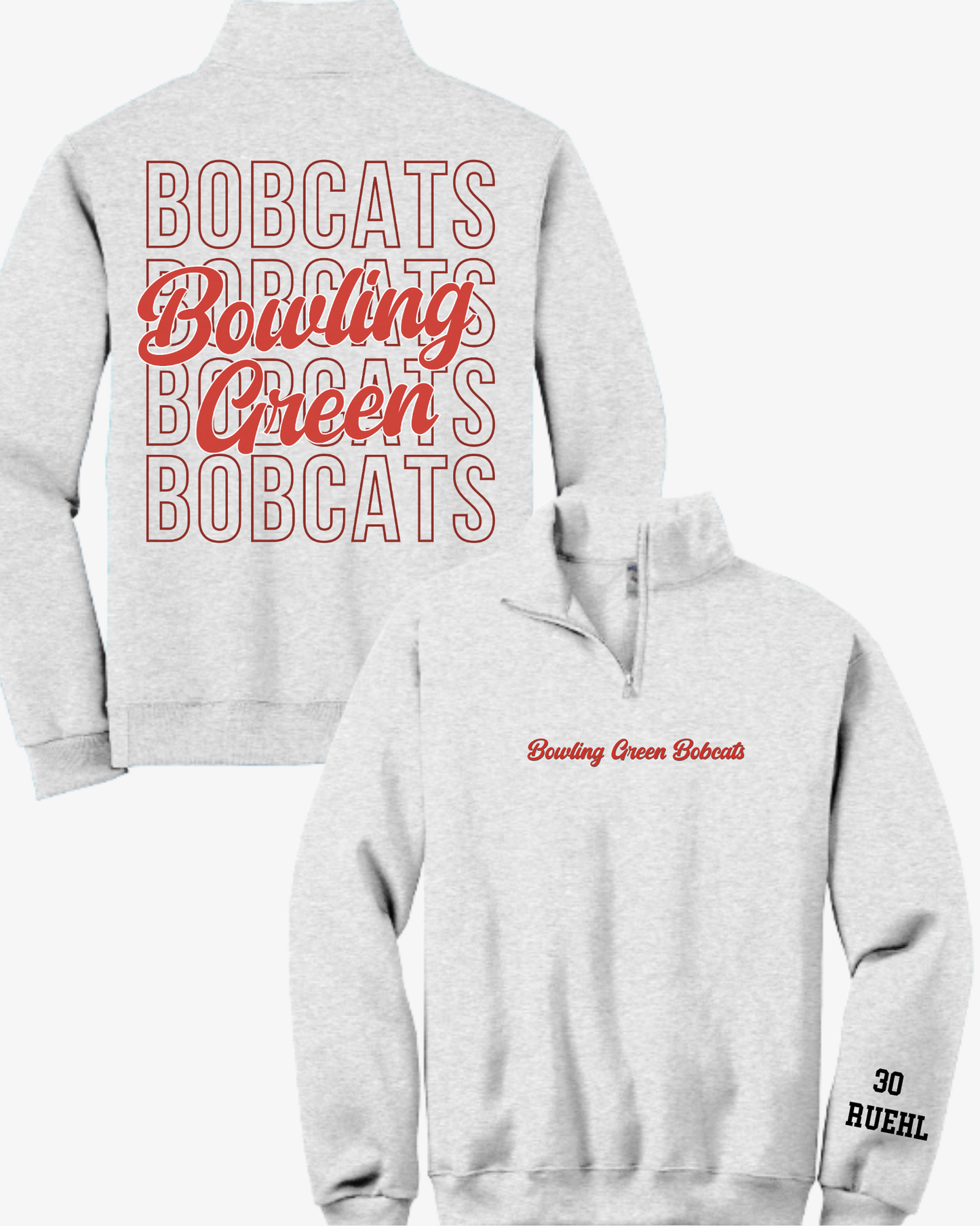Bobcats 1/4 Zip Pullover