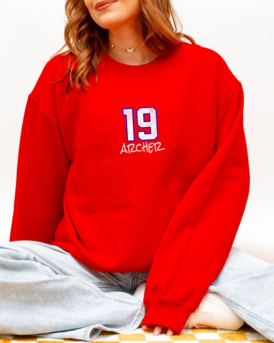 Red NorthStar Big Back Crewneck