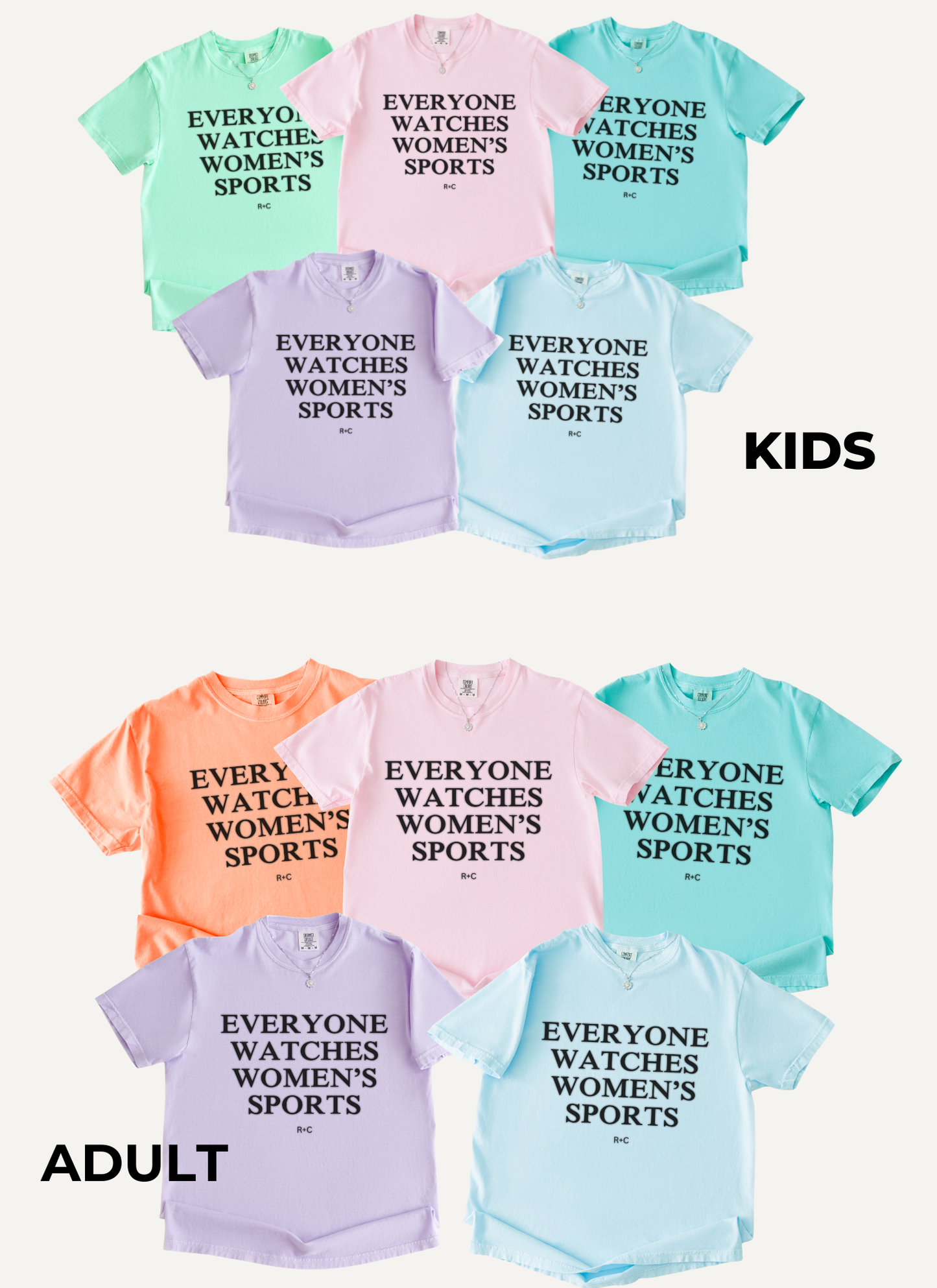 Everyone Watches Women's Sports Tshirt