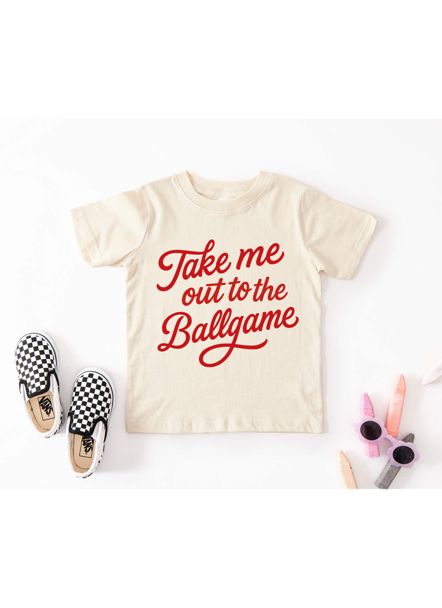 Take me out to the Ballgame Puff Print shirt