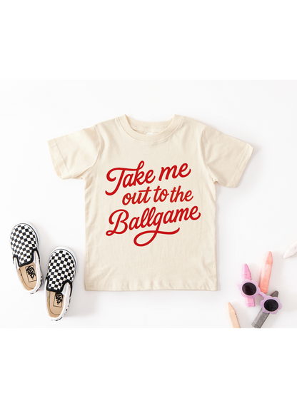 Take me out to the Ballgame Puff Print shirt