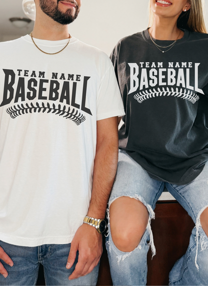 Custom Baseball/Softball Laces Tshirt (Adult & Youth)
