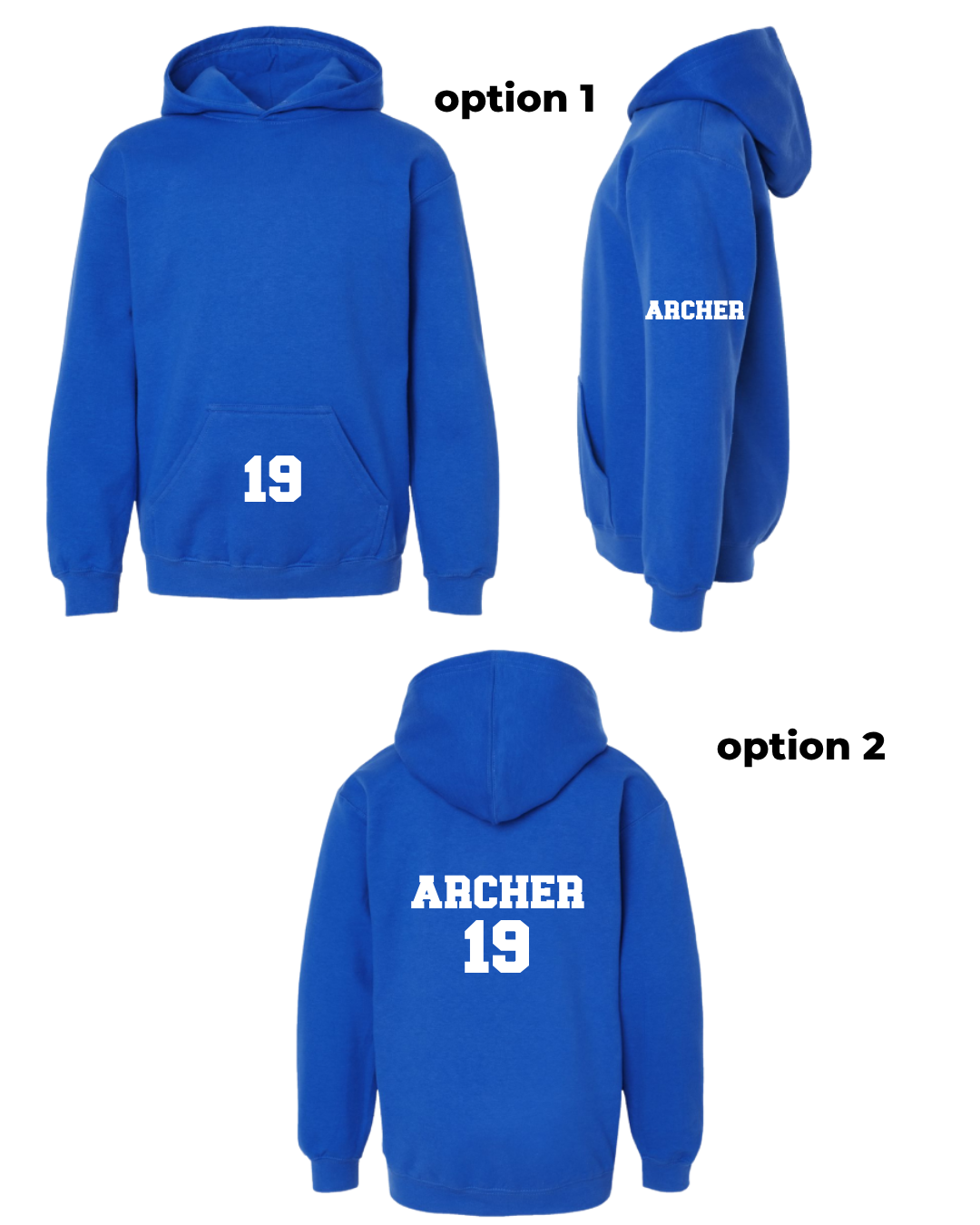 Her Game White Hoodie Youth-Adult