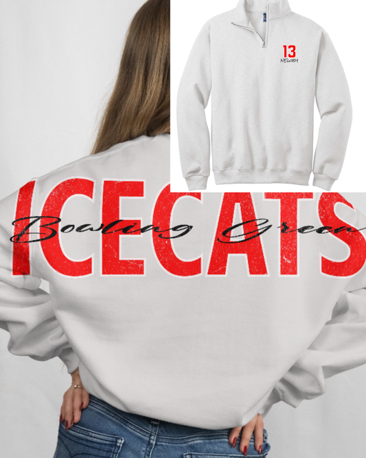 Ice Cat Big Back 1/4 zip up
